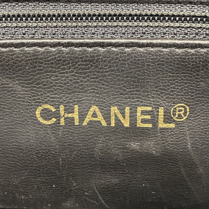 Chanel Chain Tote Bag Quilted Lambskin Black Gold — view 5
