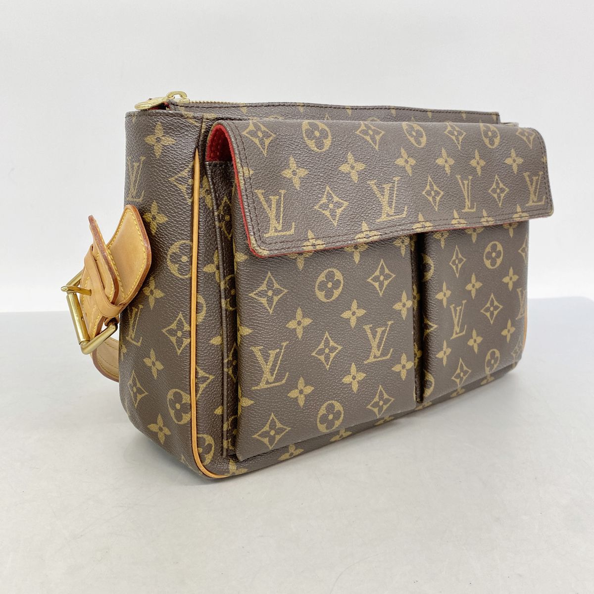 Louis Vuitton Shoulder Bag Monogram Viva Cite GM Brown — view 2