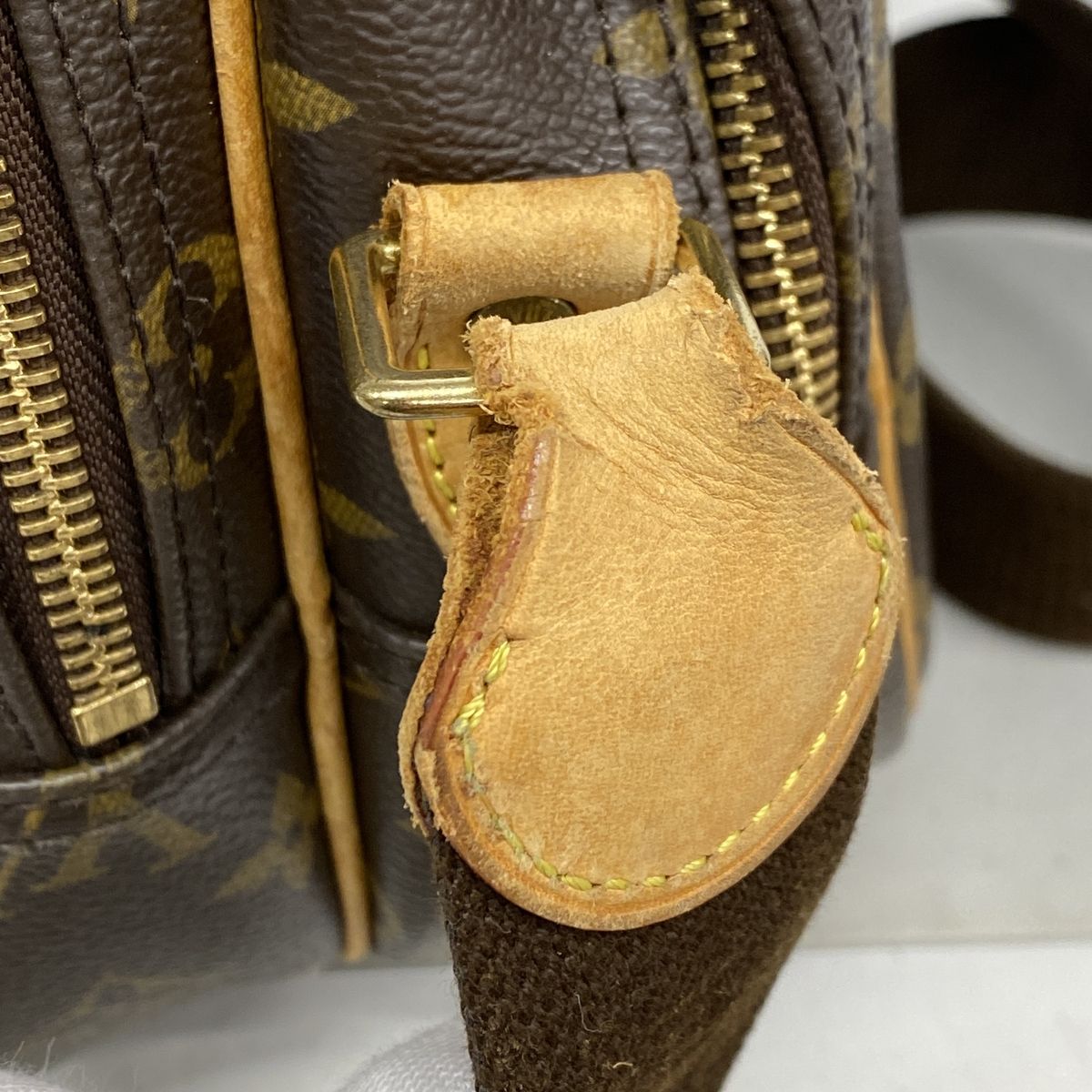 Louis Vuitton Shoulder Bag Monogram Reporter PM Brown — view 8
