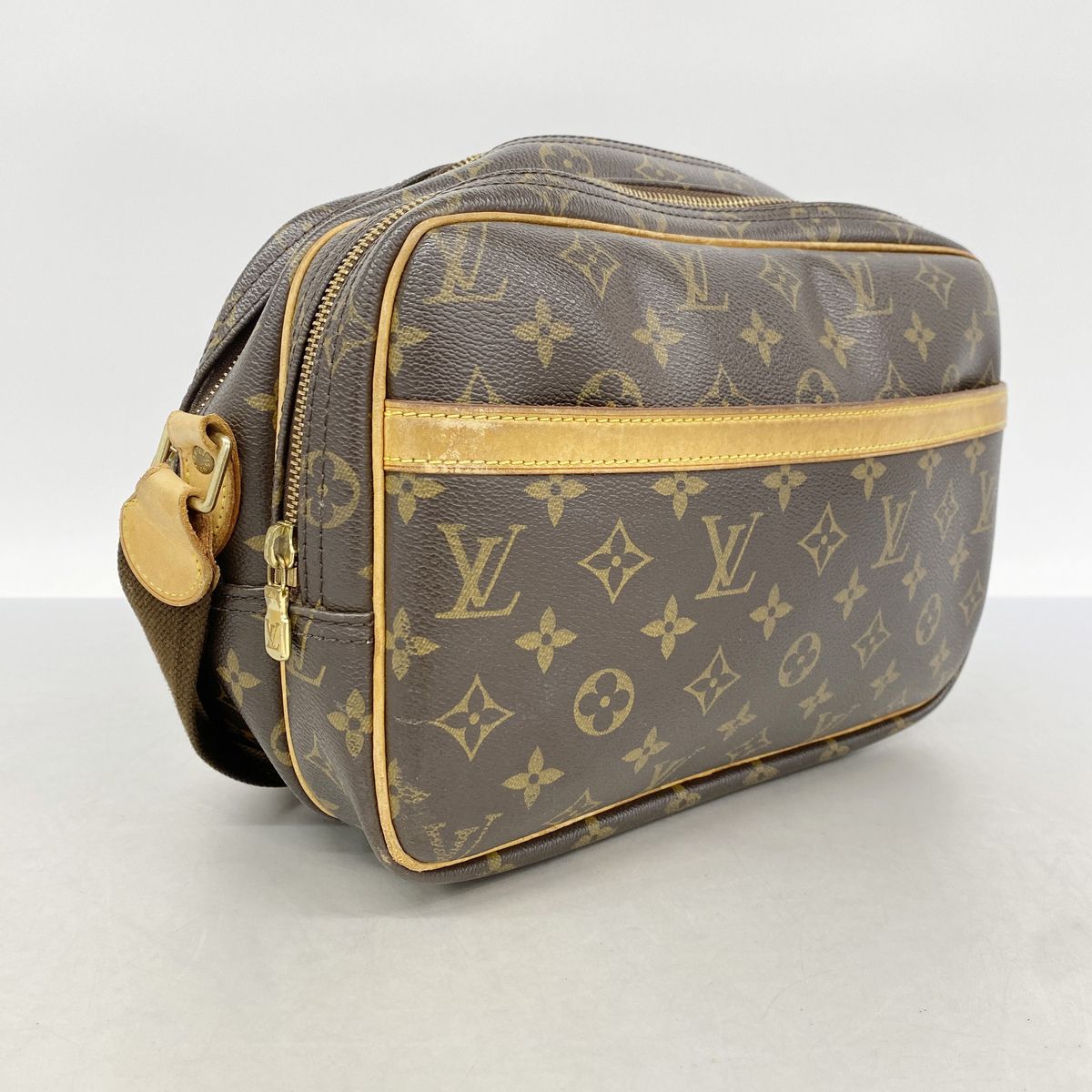 Louis Vuitton Shoulder Bag Monogram Reporter PM Brown — view 2