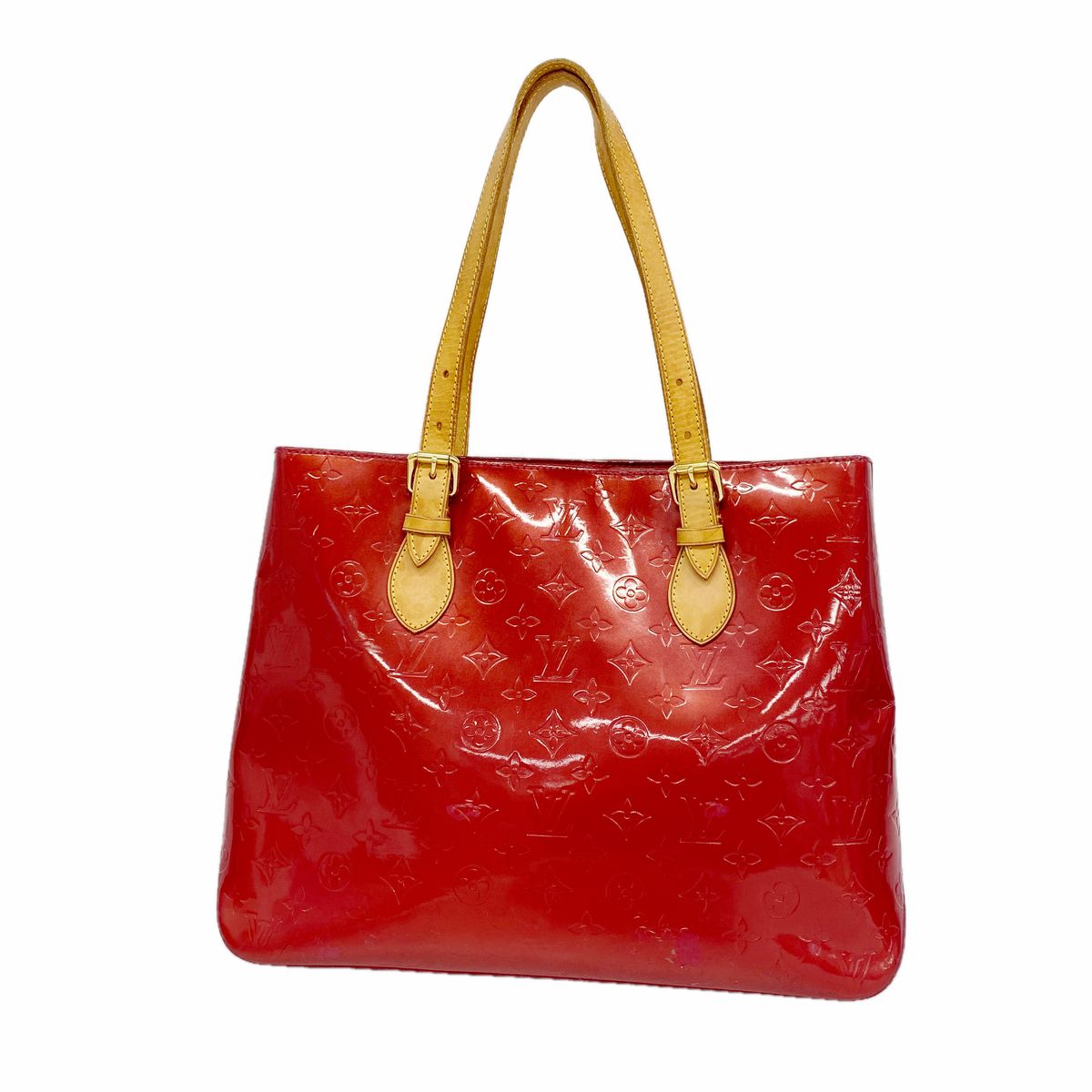 Louis Vuitton Tote Bag Vernis Brentwood Pomme D'amour