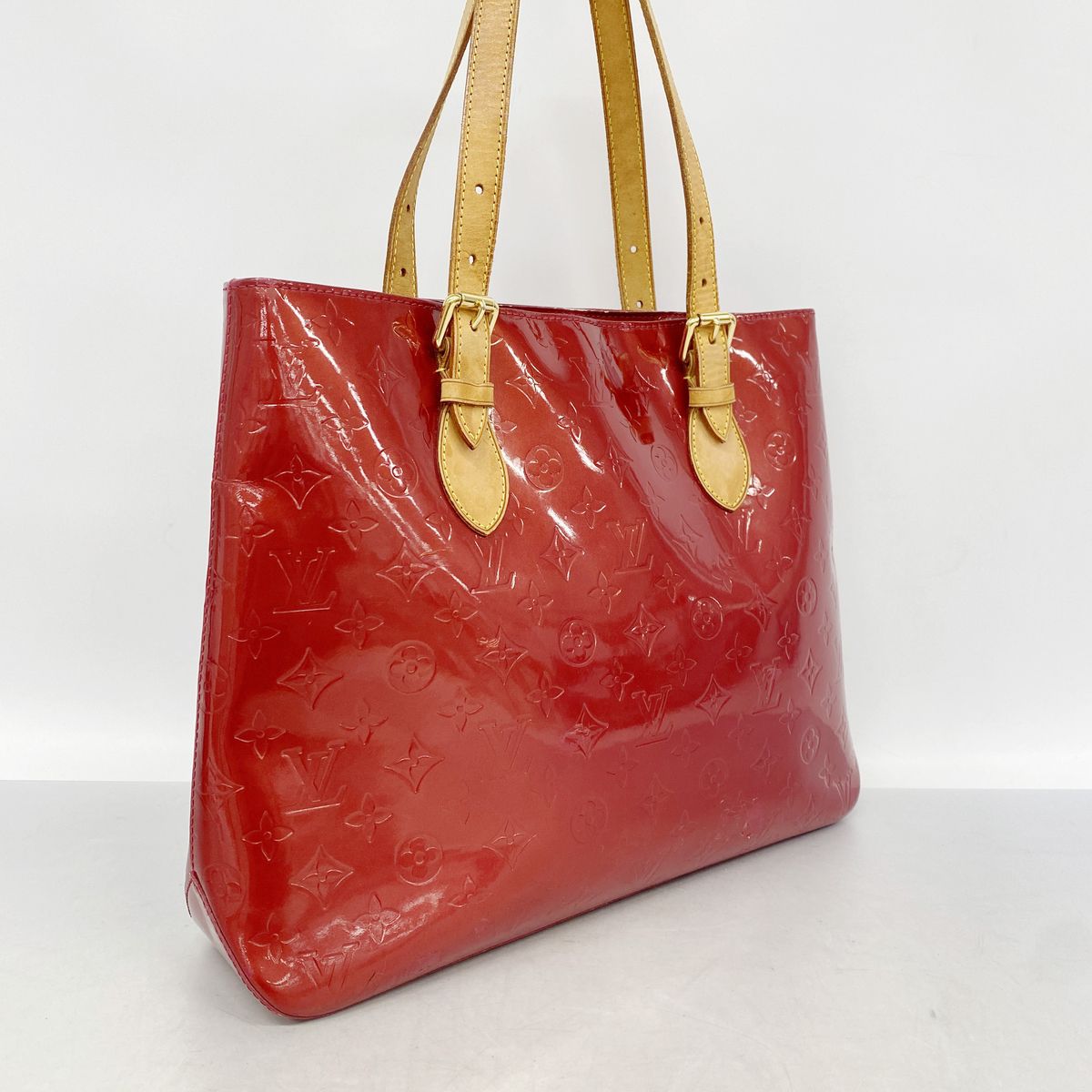 Louis Vuitton Tote Bag Vernis Brentwood Pomme D'amour — view 2