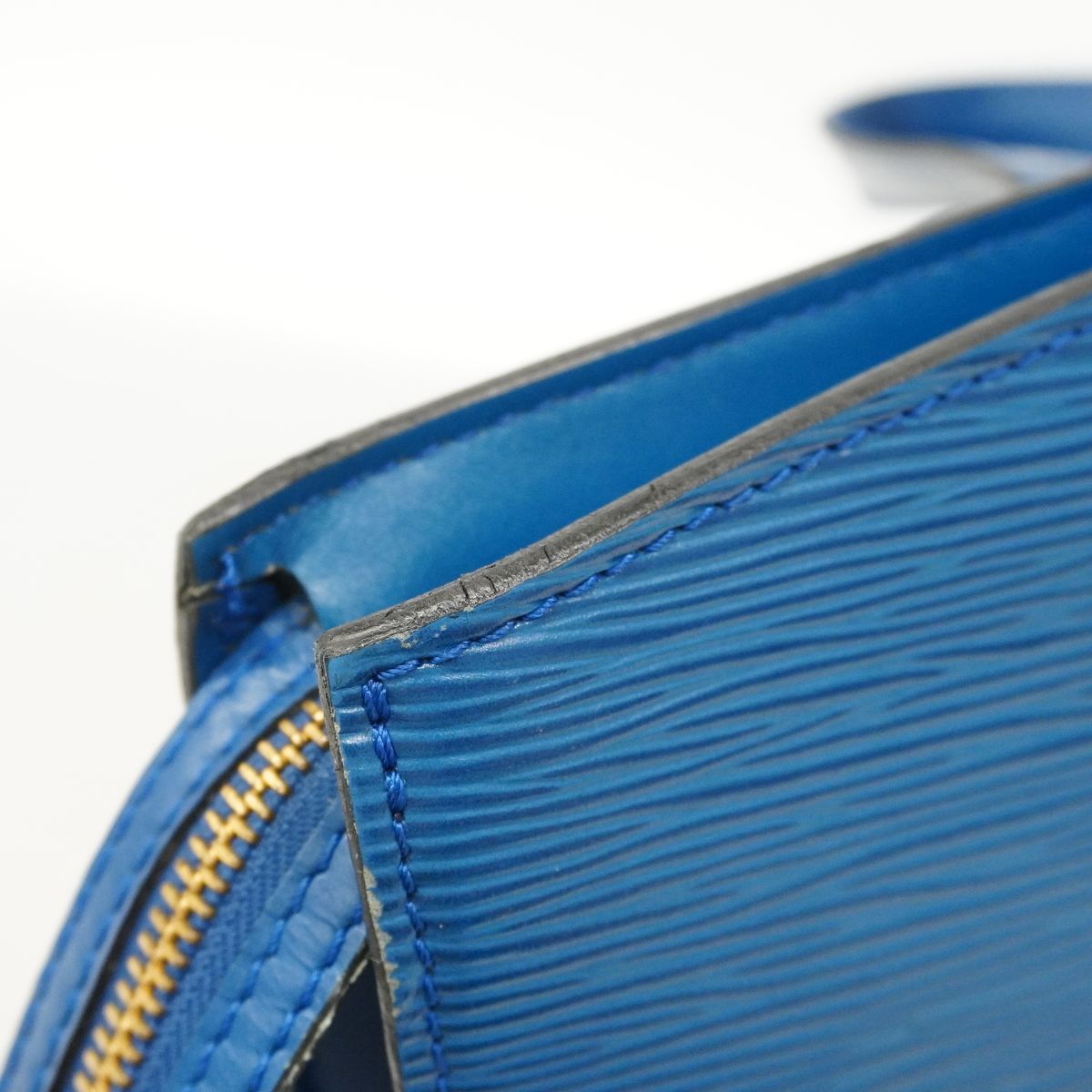 Louis Vuitton Handbag Epi Saint Jacques Toledo Blue — view 6