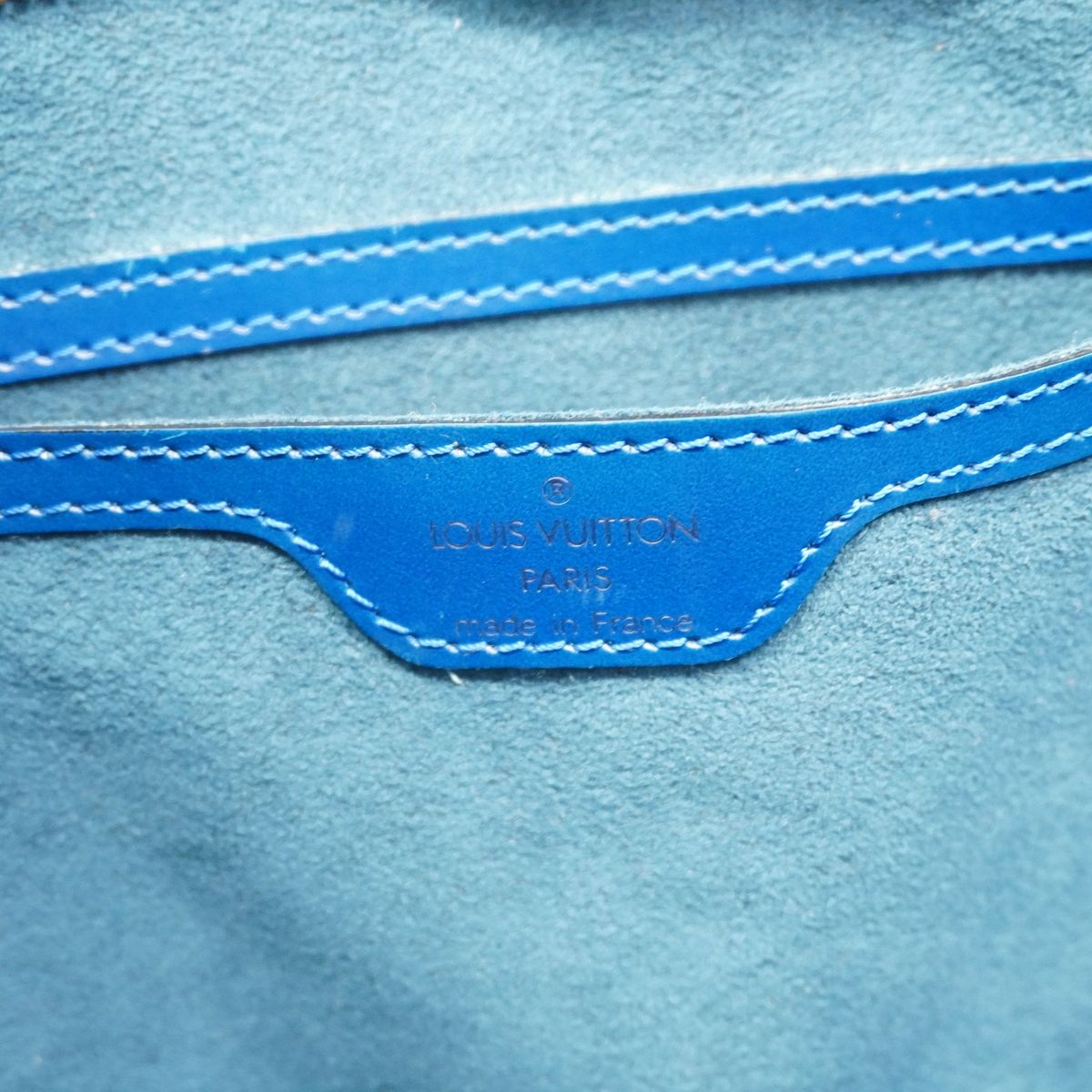 Louis Vuitton Handbag Epi Saint Jacques Toledo Blue — view 5