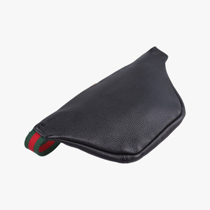 Gucci Print Black Leather Handbag — view 7