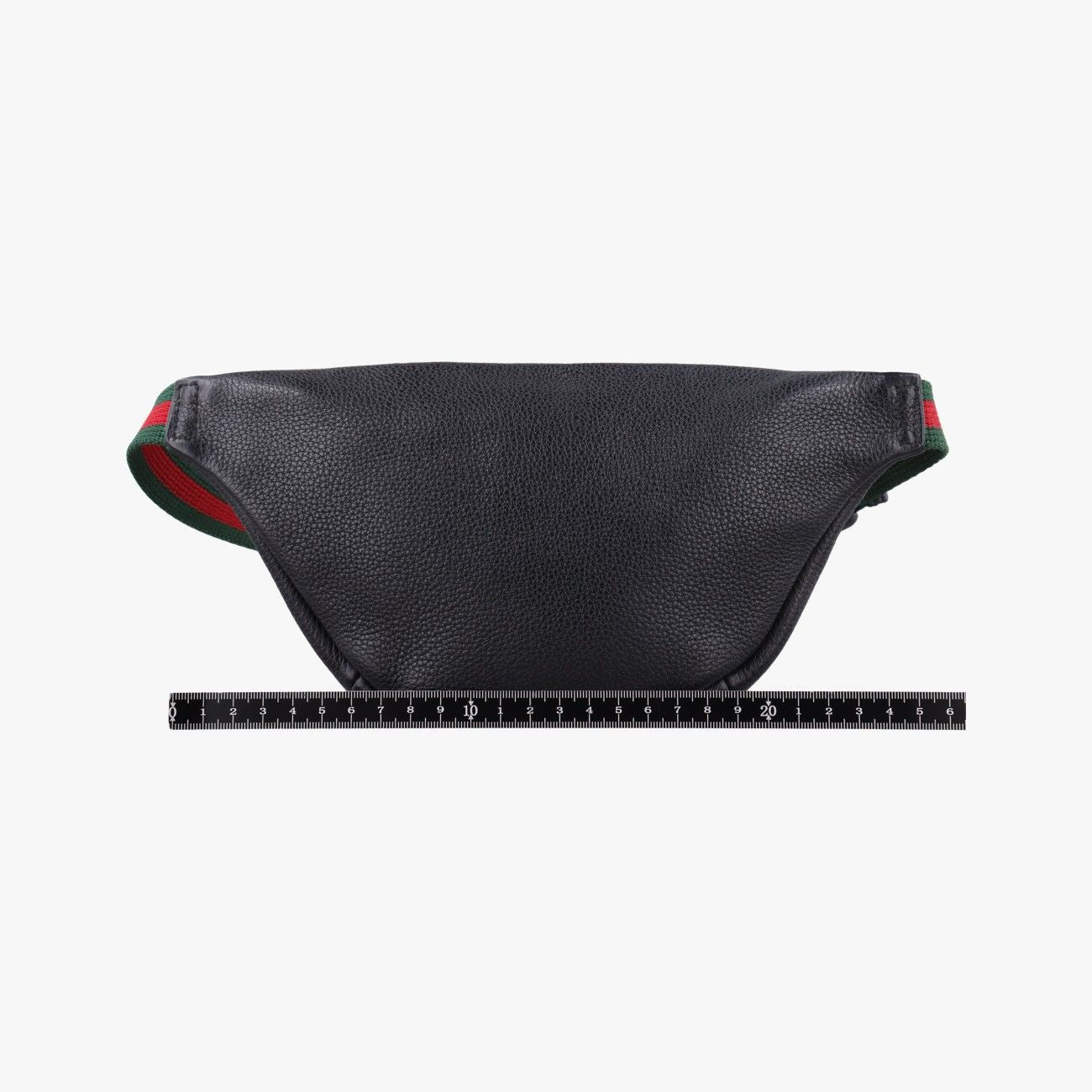 Gucci Print Black Leather Handbag — view 2