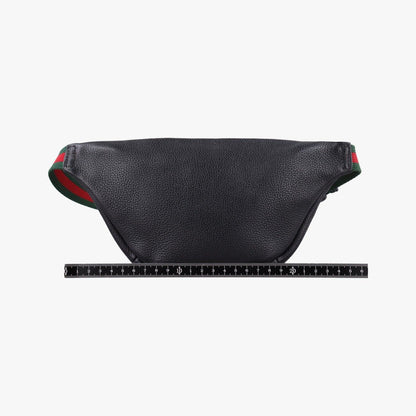 Gucci Print Black Leather Handbag — view 2