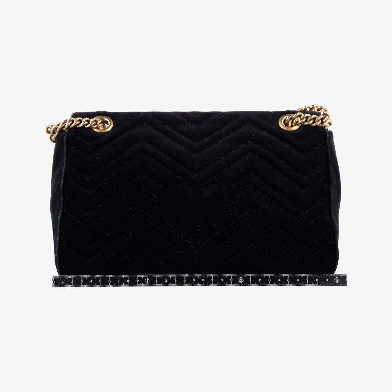 Gucci GG Marmont Black Multicolor Velour — view 2