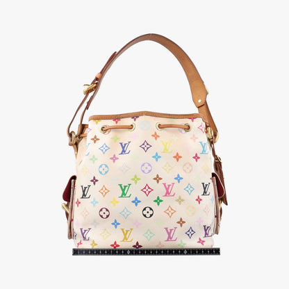 Louis Vuitton Petit Noe Blanc Monogram Multicolor Bucket Bag — view 2