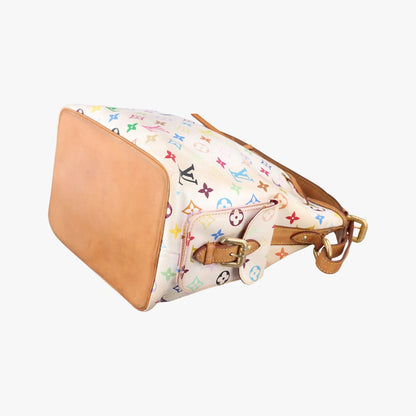 Louis Vuitton Petit Noe Blanc Monogram Multicolor Bucket Bag — view 4
