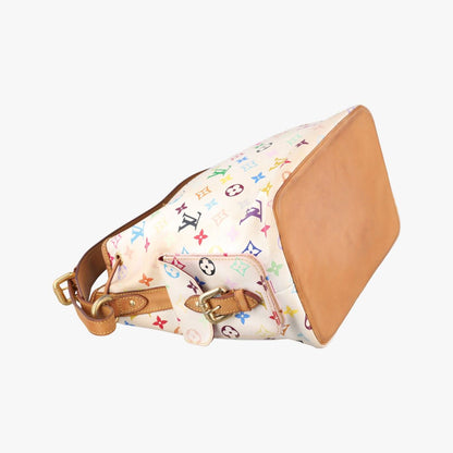 Louis Vuitton Petit Noe Blanc Monogram Multicolor Bucket Bag — view 7