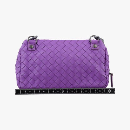 Bottega Veneta Intrecciato Purple Lambskin — view 2