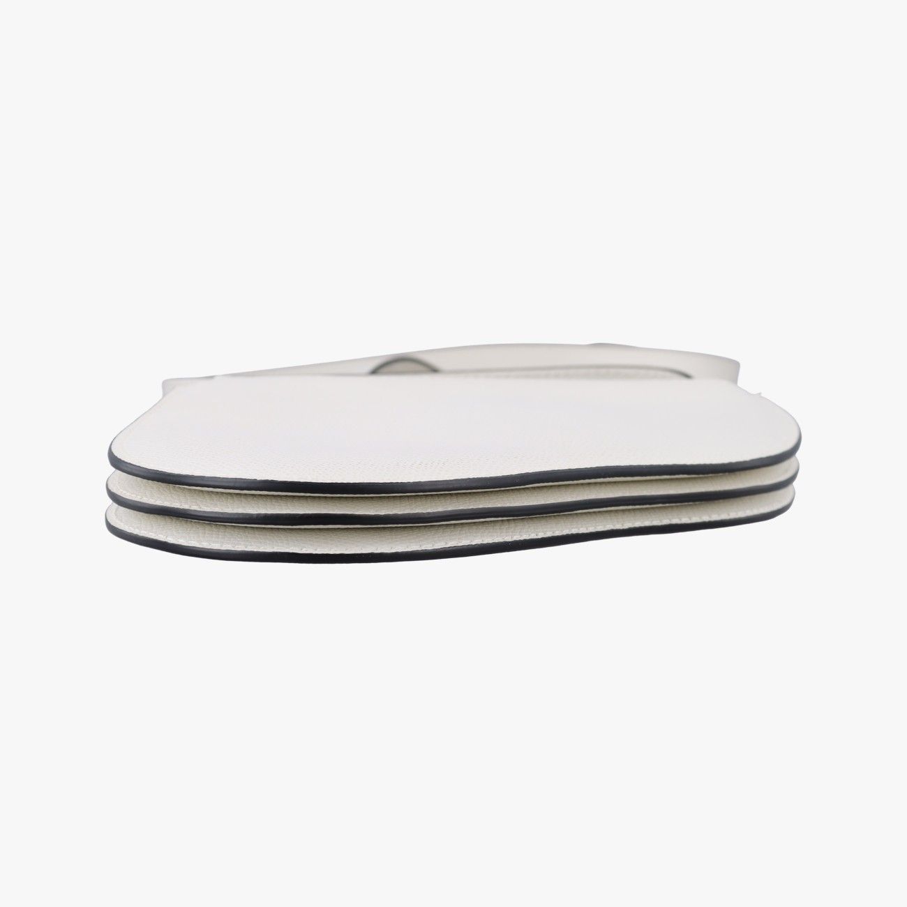 Dior Saddle White Leather Shoulder Bag — view 3