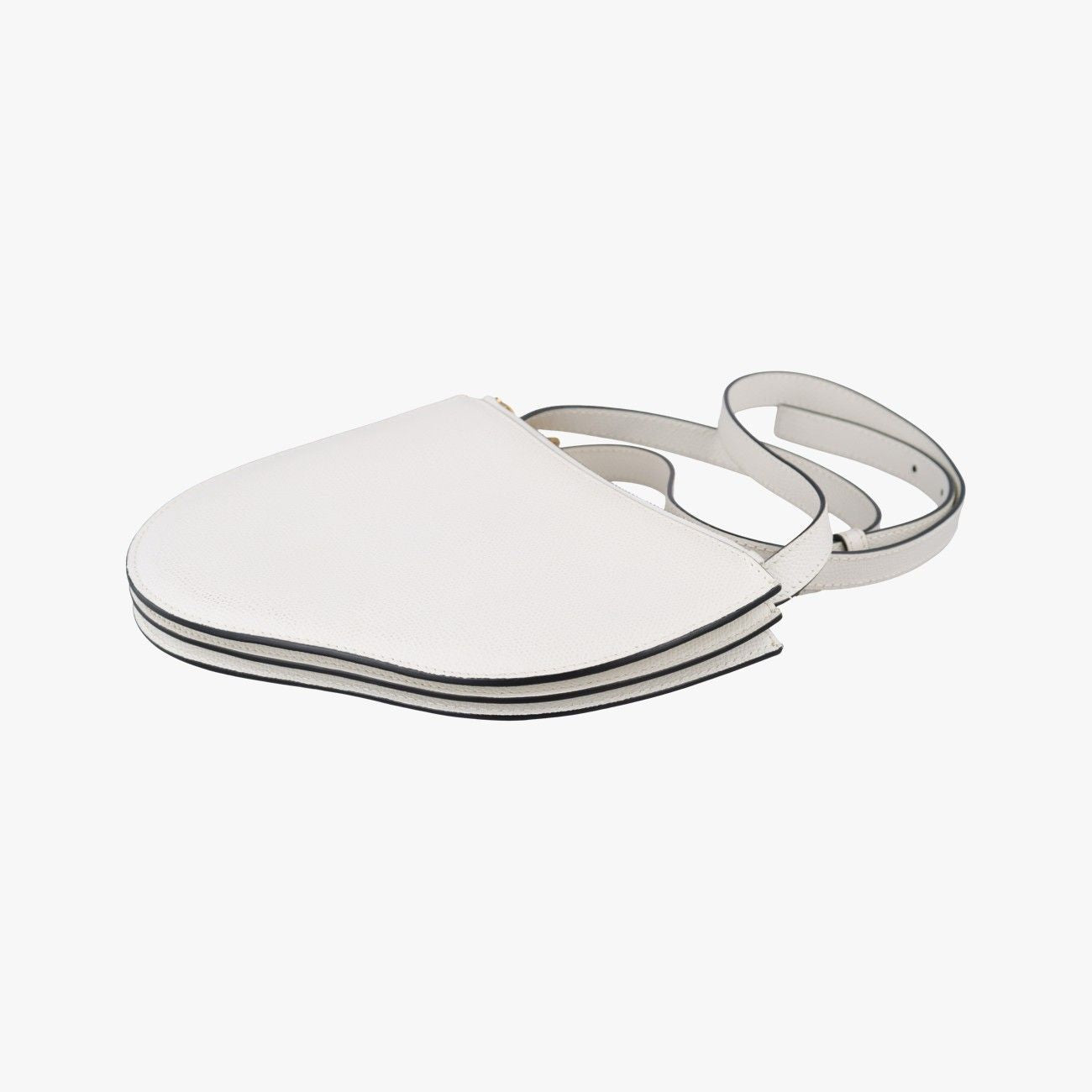 Dior Saddle White Leather Shoulder Bag — view 4