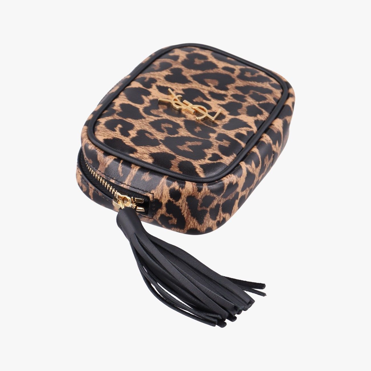 Saint Laurent Baby Lou Leopard Black Brown Leather — view 5