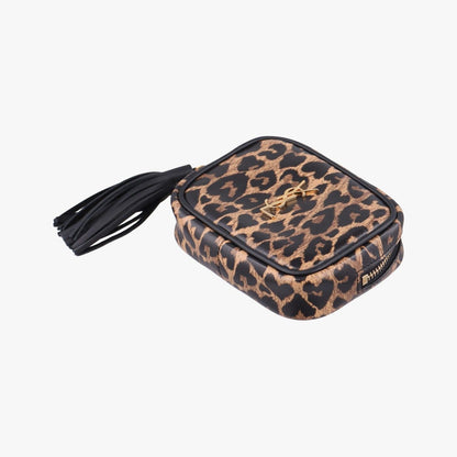 Saint Laurent Baby Lou Leopard Black Brown Leather — view 4