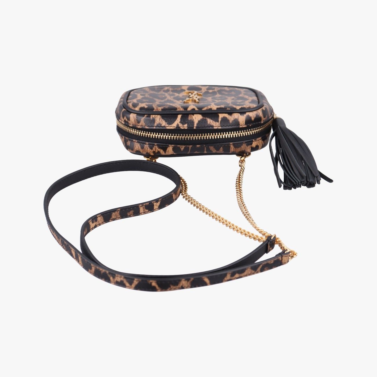 Saint Laurent Baby Lou Leopard Black Brown Leather — view 8