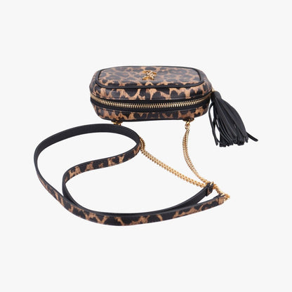 Saint Laurent Baby Lou Leopard Black Brown Leather — view 8