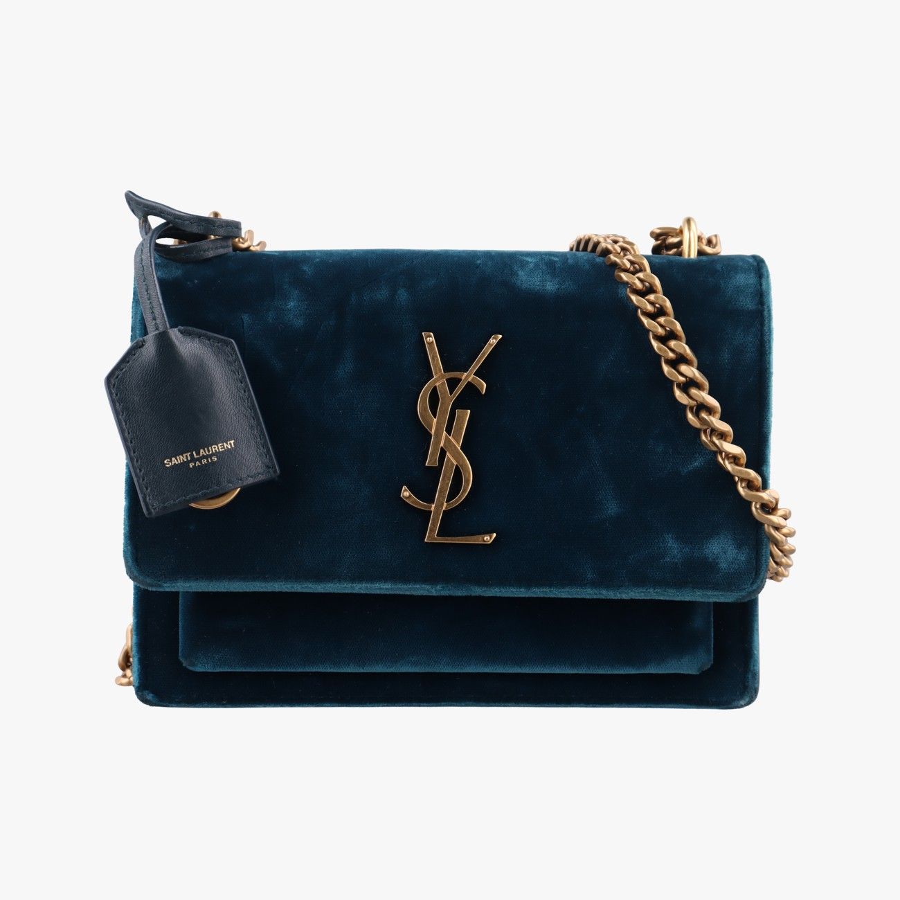 Saint Laurent Sunset Blue Velour