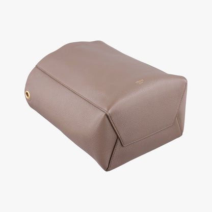 Celine Sangles Bucket Small Brown Leather — view 5