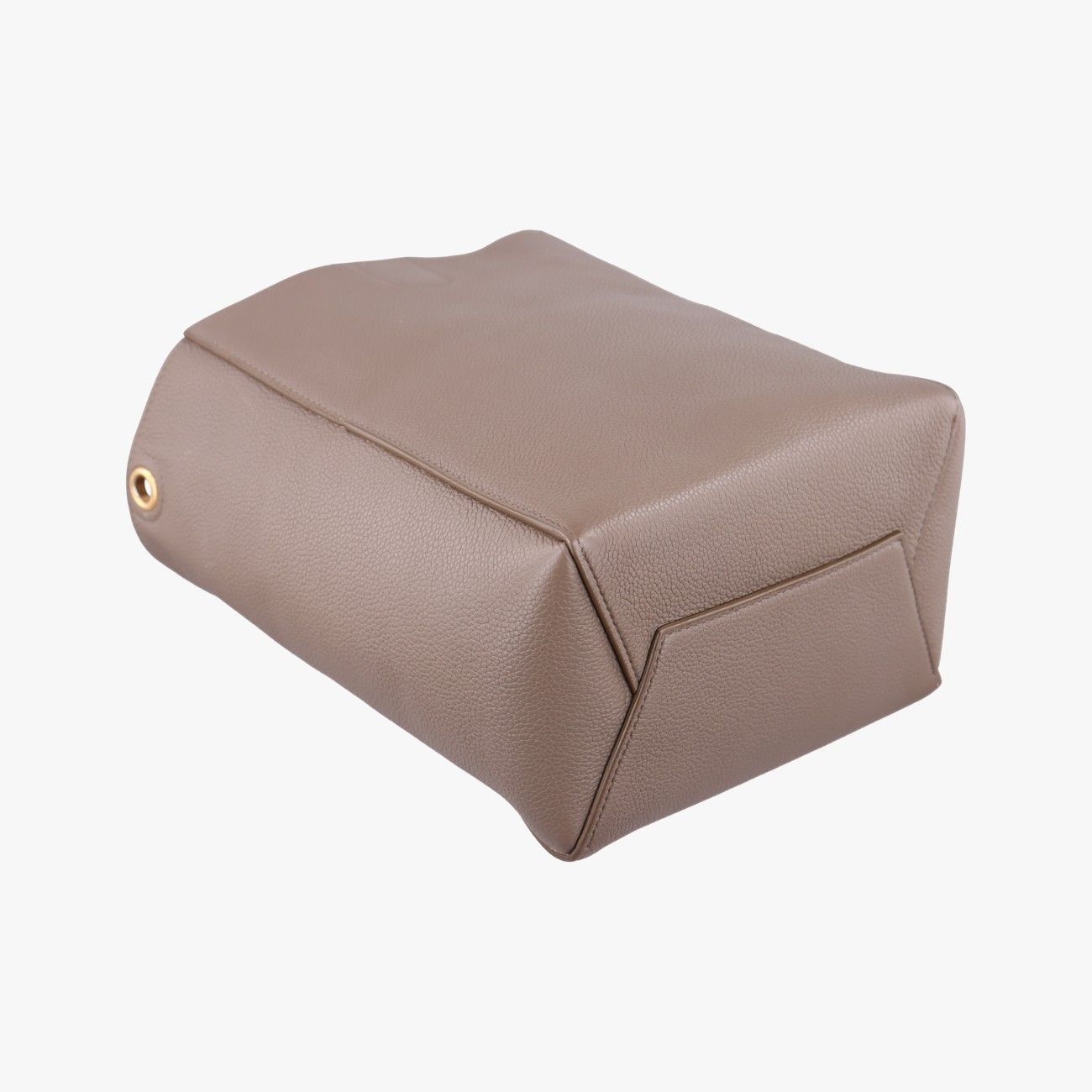 Celine Sangles Bucket Small Brown Leather — view 7