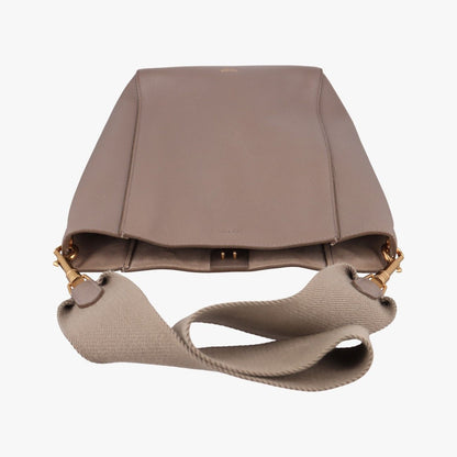 Celine Sangles Bucket Small Brown Leather — view 8