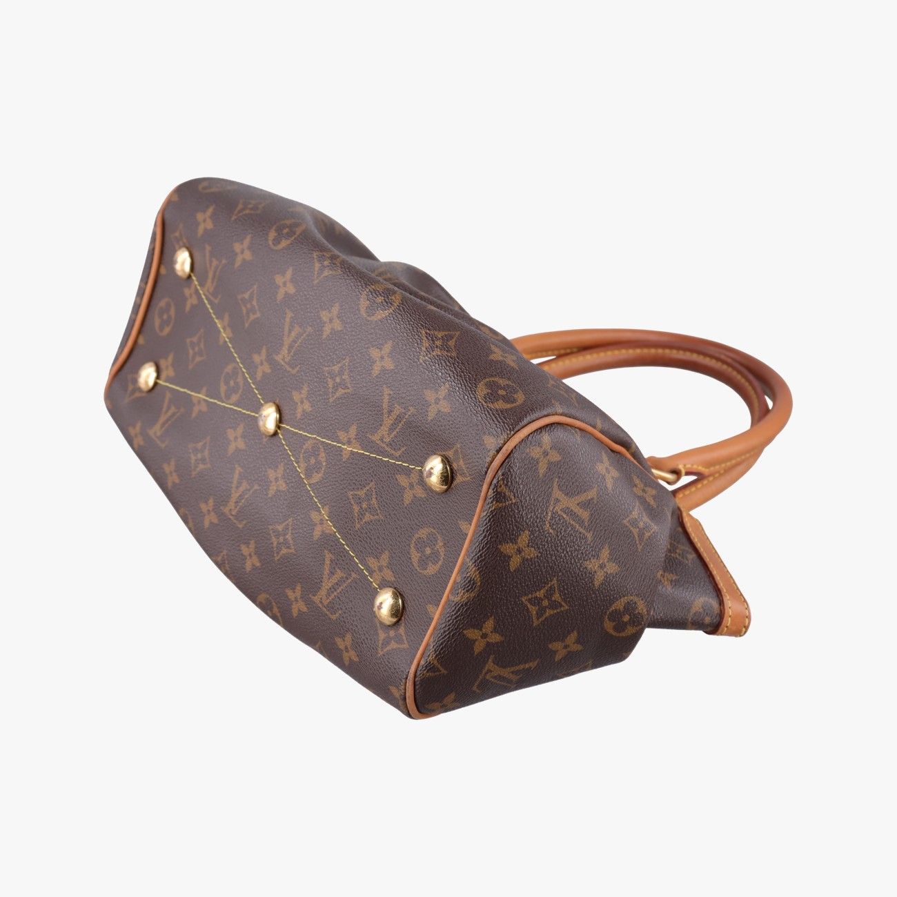 Louis Vuitton Tivoli PM Monogram Brown Canvas Handbag — view 4