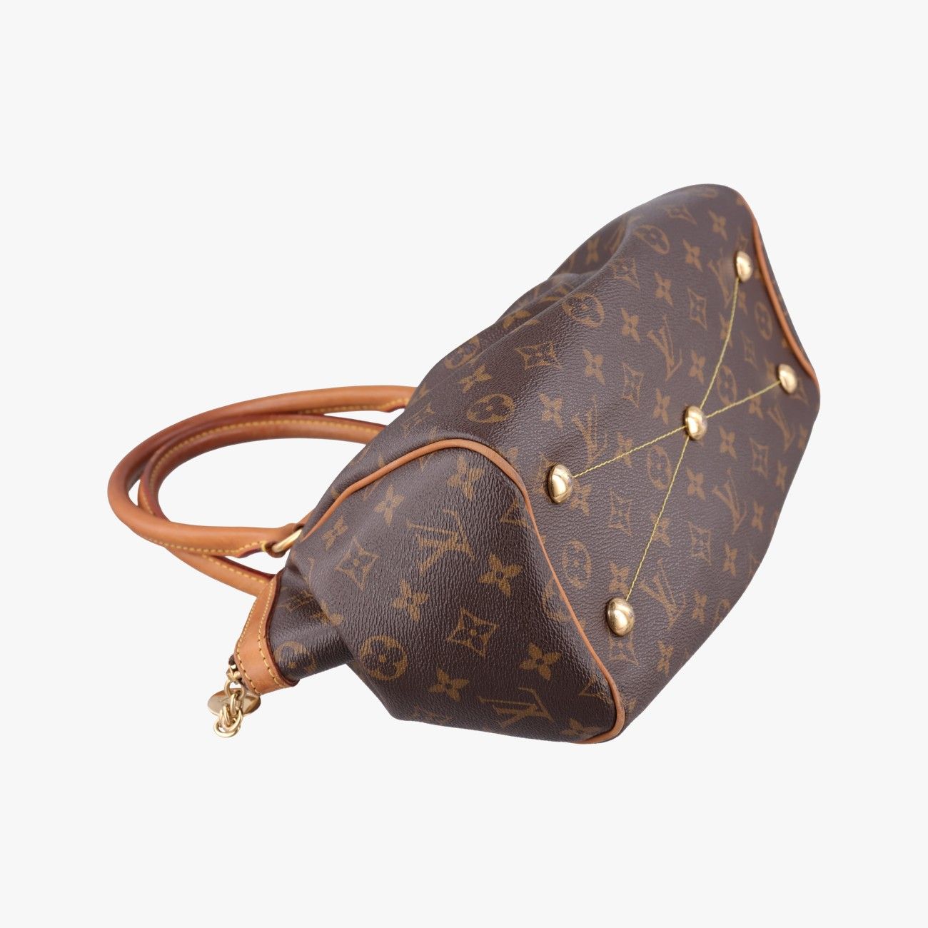 Louis Vuitton Tivoli PM Monogram Brown Canvas Handbag — view 5