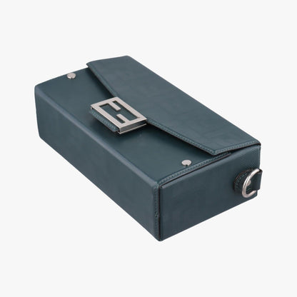 Fendi Soft Trunk Green Leather — view 4
