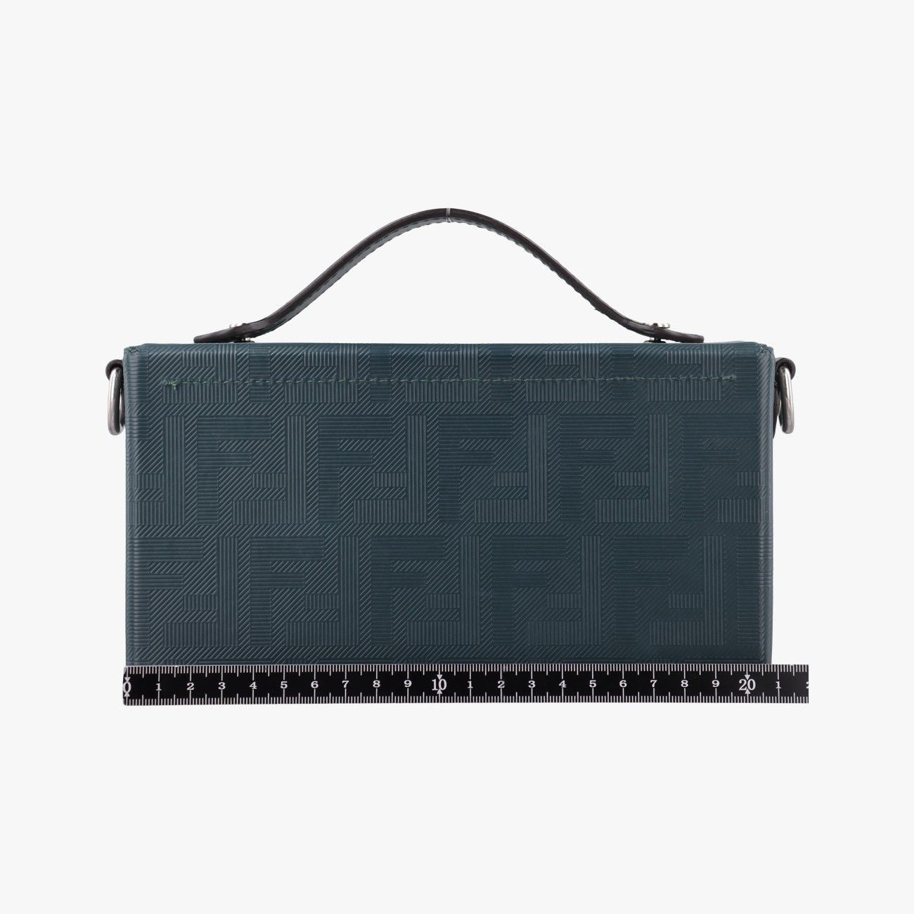 Fendi Soft Trunk Green Leather — view 2