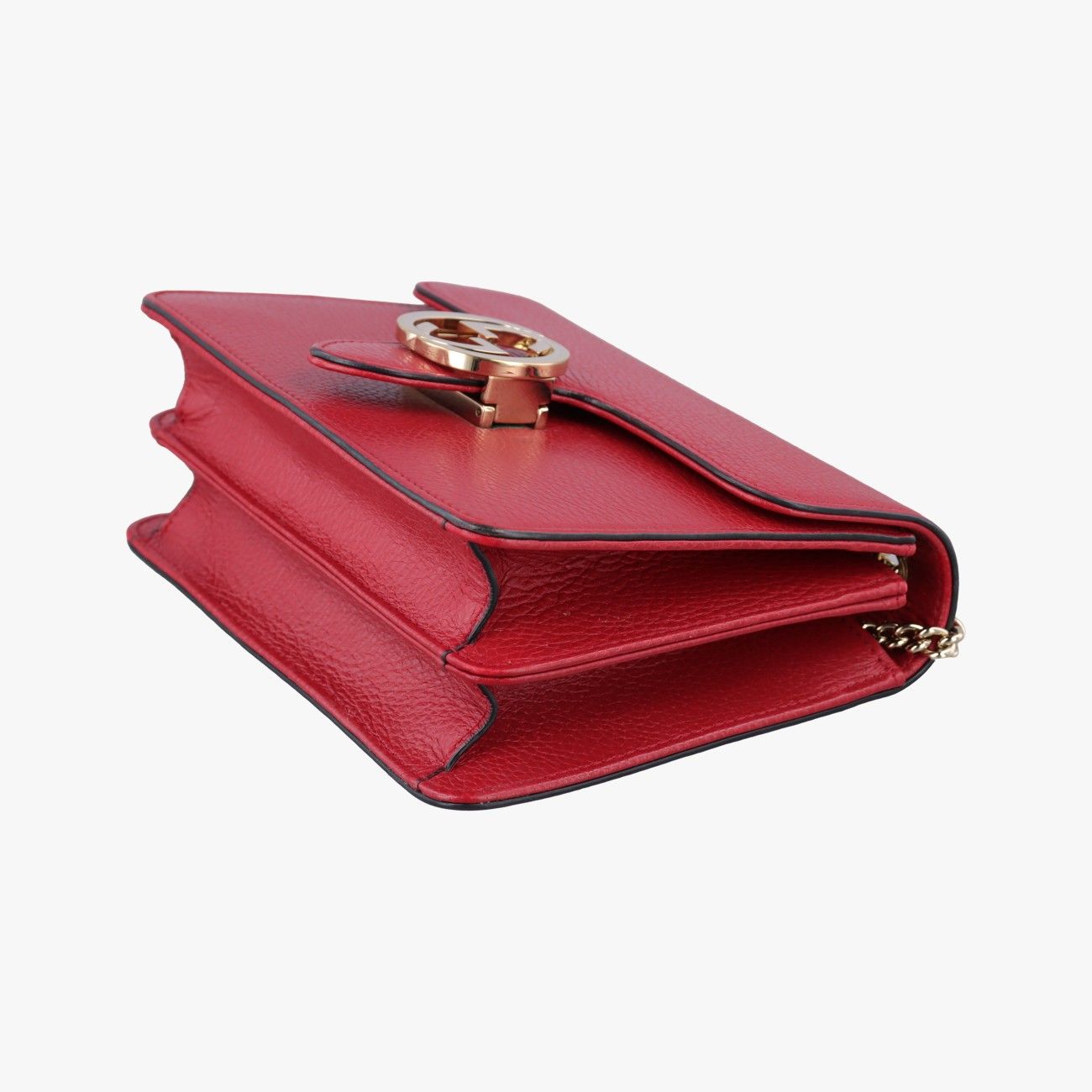 Gucci Interlocking Red Leather — view 4