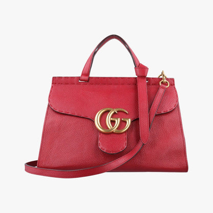 Gucci GG Marmont Red Leather