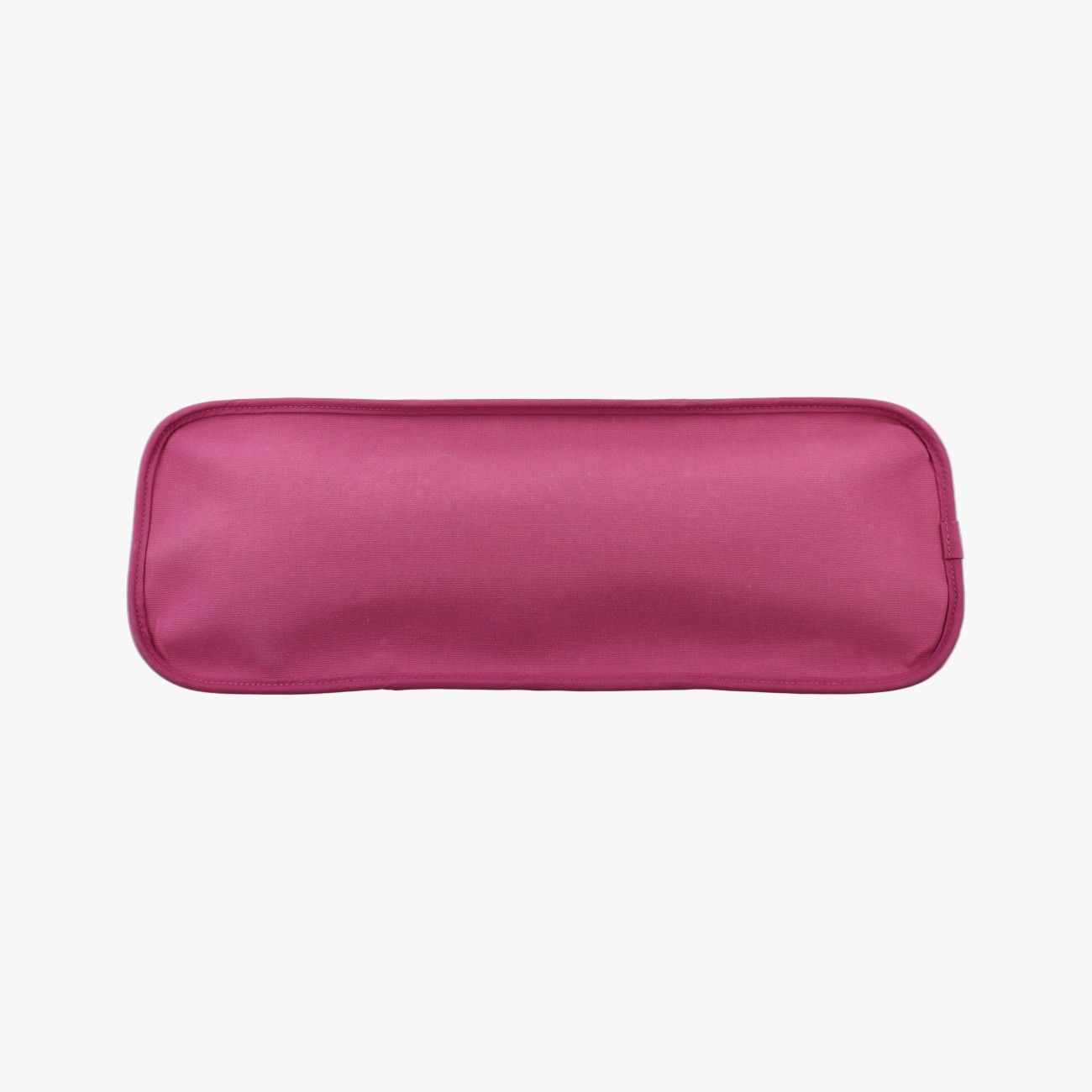 Hermes Cabas Sheer Rose Red Toile Officier Leather AR — view 3