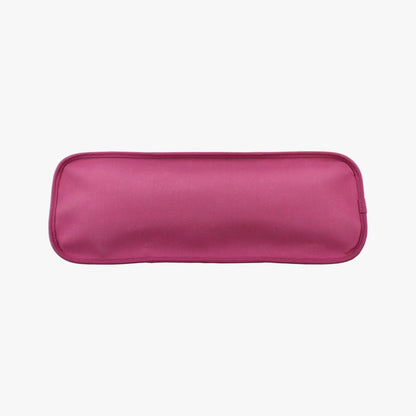 Hermes Cabas Sheer Rose Red Toile Officier Leather AR — view 3