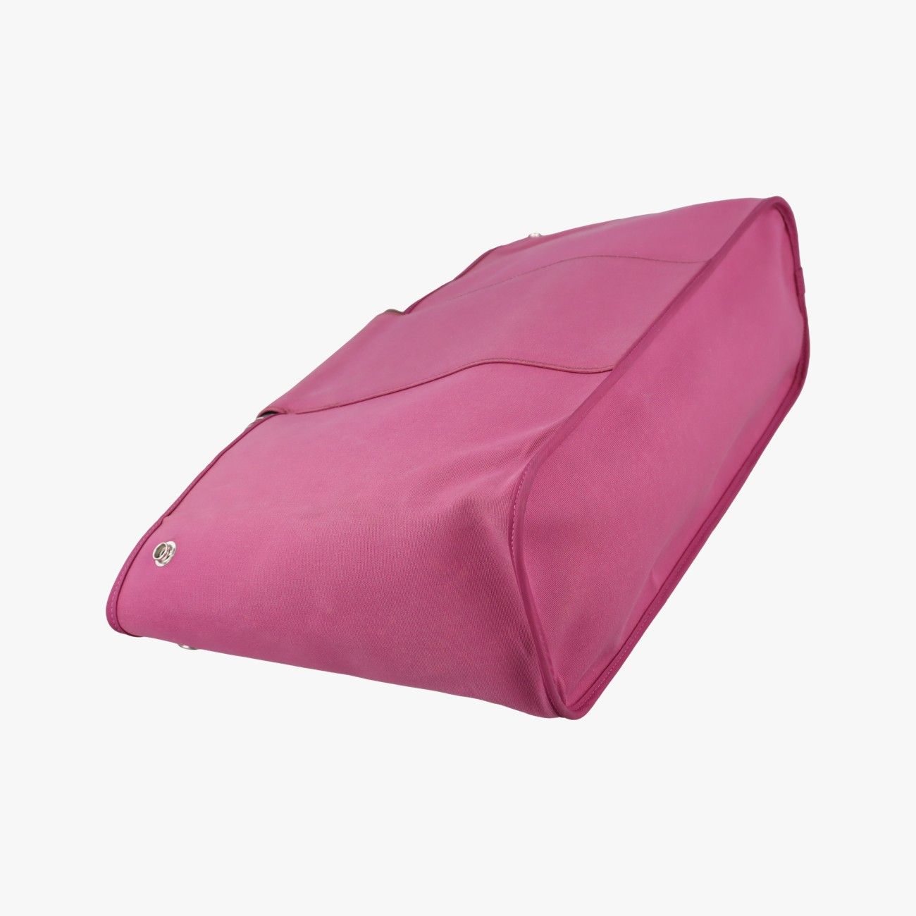 Hermes Cabas Sheer Rose Red Toile Officier Leather AR — view 5