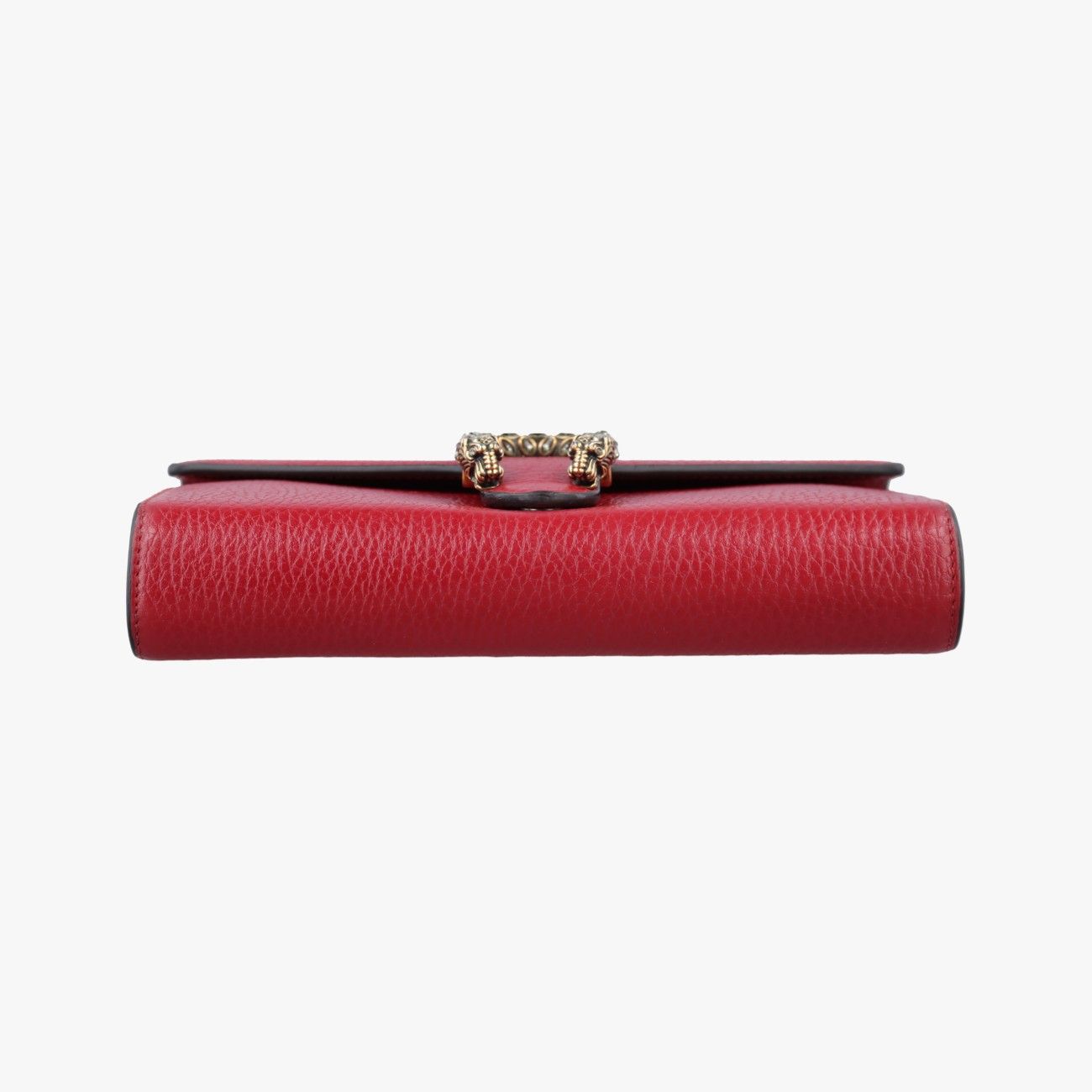 Gucci Dionysus Red Leather Shoulder Bag — view 3