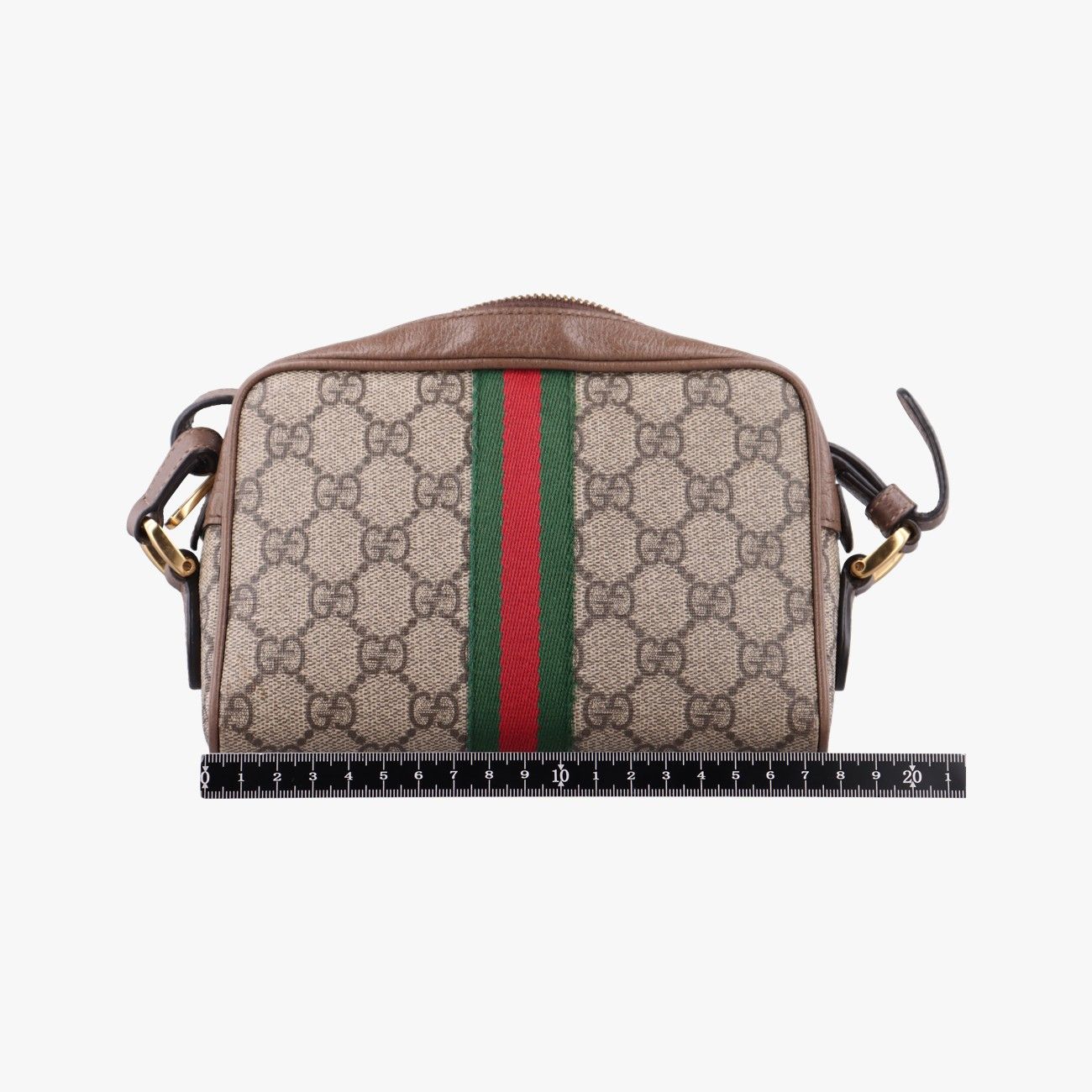 Gucci Ophidia Beige Brown Canvas Leather — view 2