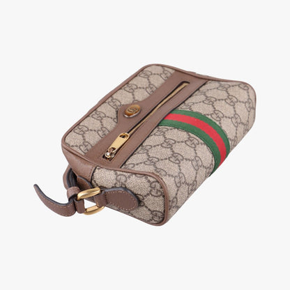 Gucci Ophidia Beige Brown Canvas Leather — view 5
