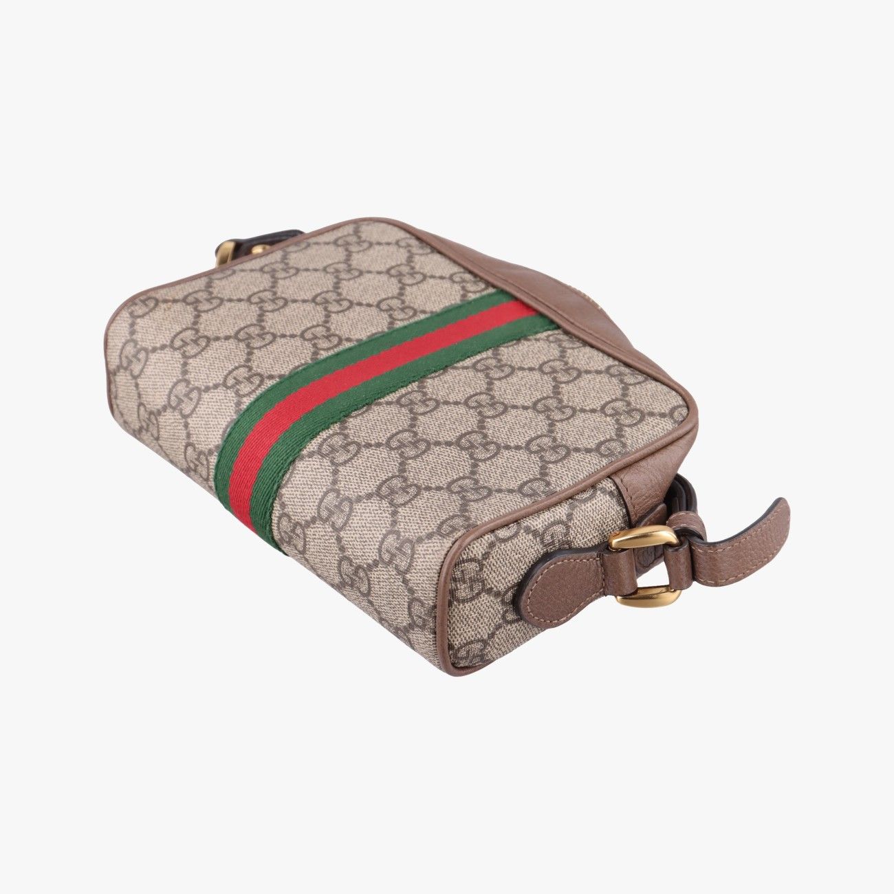 Gucci Ophidia Beige Brown Canvas Leather — view 6
