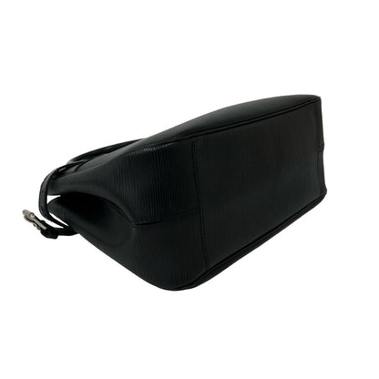 Louis Vuitton Passy PM Logo Epi Leather Tote Bag Black — view 7