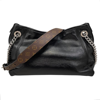 Louis Vuitton Shoulder Bag Carryall Vibe BB Lambskin Monogram Noir Black — view 2