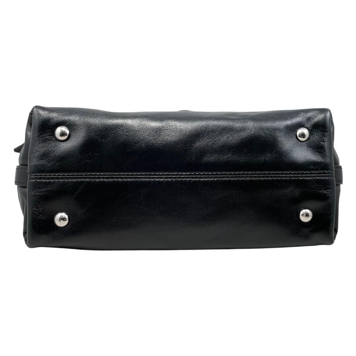 Louis Vuitton Shoulder Bag Carryall Vibe BB Lambskin Monogram Noir Black — view 5
