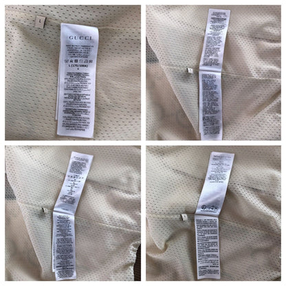 Gucci Sherry Line Jumbo GG Beige Brown Polyester Jacket Truck L — view 7