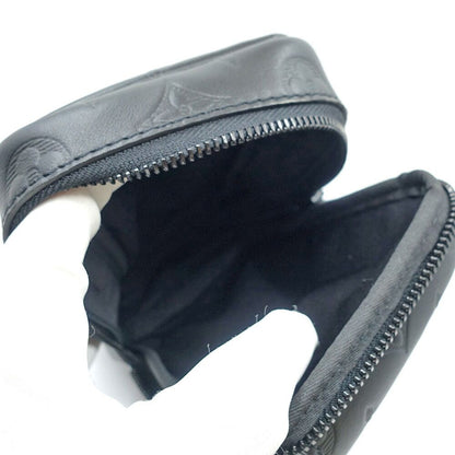 Louis Vuitton Double Phone Pouch NM Shoulder Bag Monogram Shadow Calf Leather — view 6