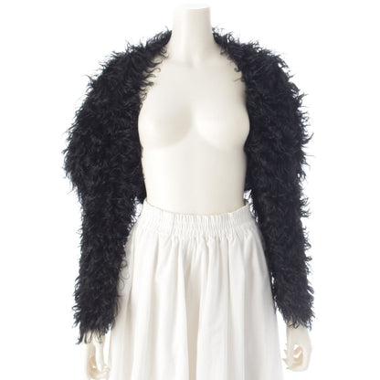 Gucci W Silk Lamb Fur Shaggy Cropped Jacket Frida Giannini Era Look 42 Circle