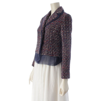 Dior Autumn Hiber Raf Simons Era Archive Tweed Sheer Contrast Double Breasted — view 2