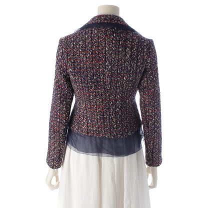 Dior Autumn Hiber Raf Simons Era Archive Tweed Sheer Contrast Double Breasted — view 4