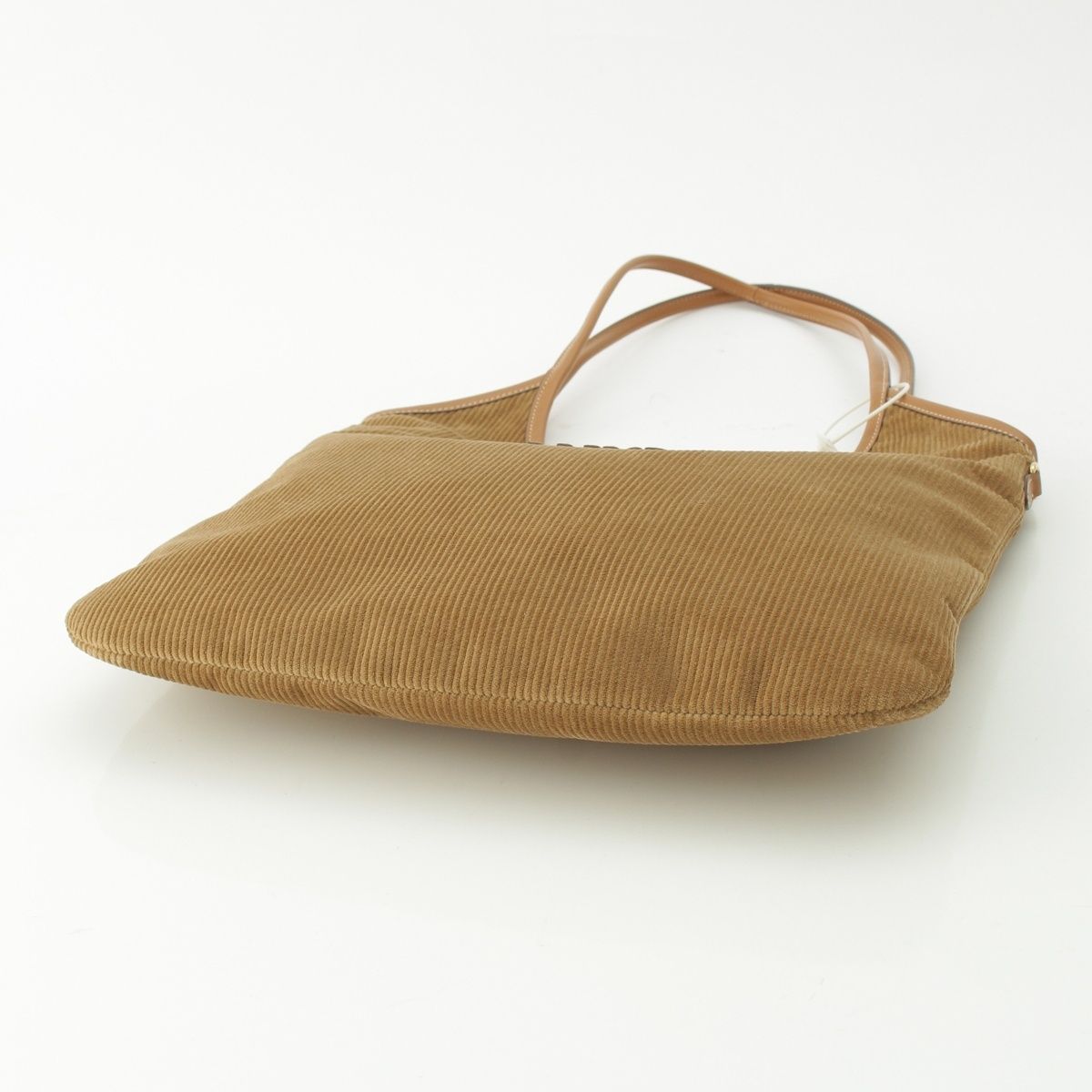 Miu Miu Ivy Canvas Corduroy Tote Bag Brown — view 6