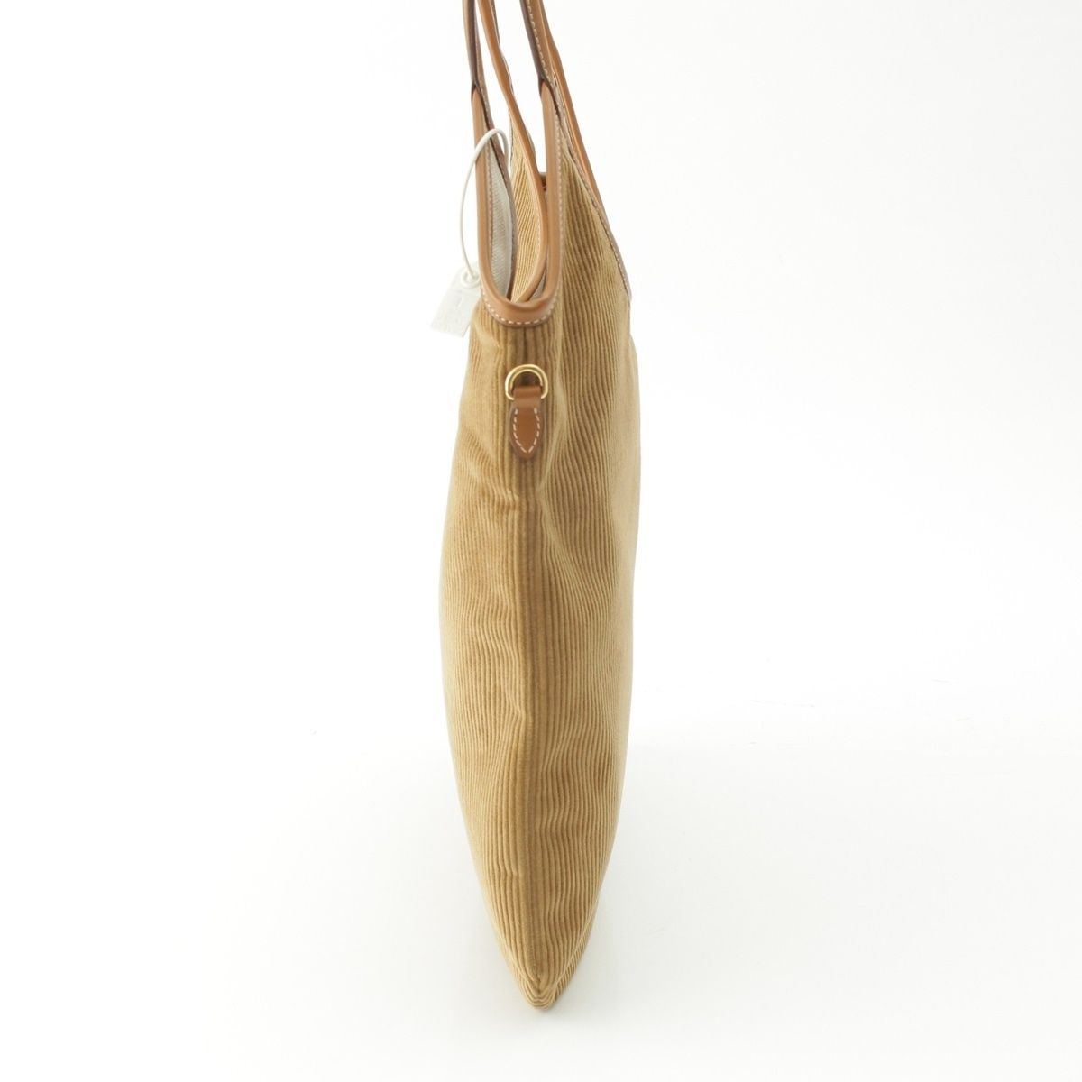 Miu Miu Ivy Canvas Corduroy Tote Bag Brown — view 3