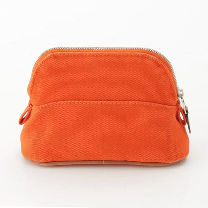 Hermes Bolide Mini Logo Embroidery Pouch Orange — view 4